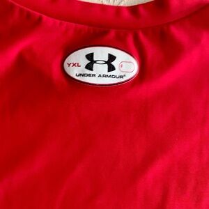 Under Armour Scarlet HeatGear Top
